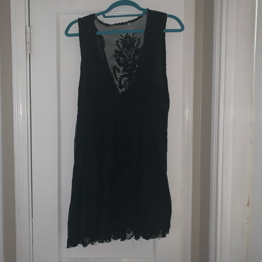 Free People Boho Goth Dress